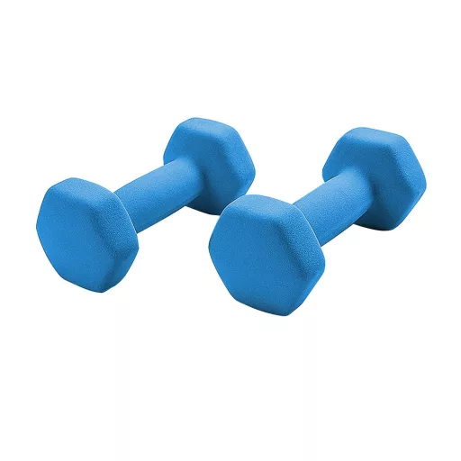 Set ročnih uteži 6 kosov s torbo - 1 kg, 1,5 kg, 2,5 kg
