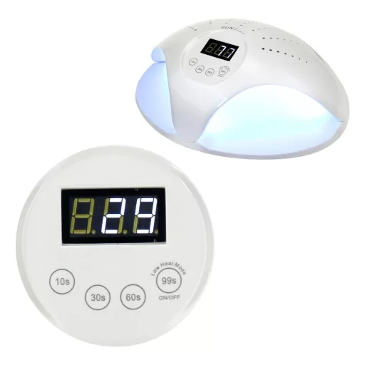 24 LED UV Lampa za nohte - 48W profesionalni sušilnik za nohte s časovnikom in ergonomsko zasnovo