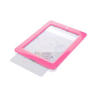   Osvetljena risalna tabla z neonskimi markerji in 3D očali - Tematika enorogov, dinozavrov in oceana