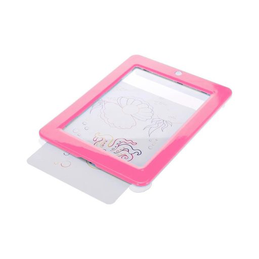 Osvetljena risalna tabla z neonskimi markerji in 3D očali - Tematika enorogov, dinozavrov in oceana