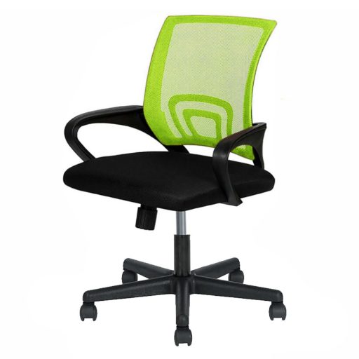 Ergonomski pisarniški stol z naslonjali za roke, mrežnim naslonom in nastavljivo višino - različne barve