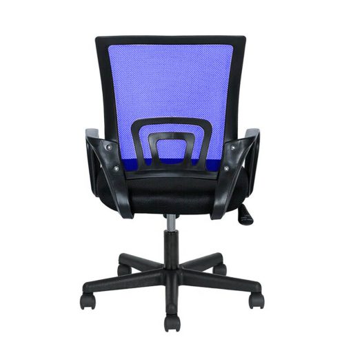 Ergonomska pisarniška vrtljiva stolica z naslonjali za roke, mrežnim naslonom, nastavljivo višino - različne barve