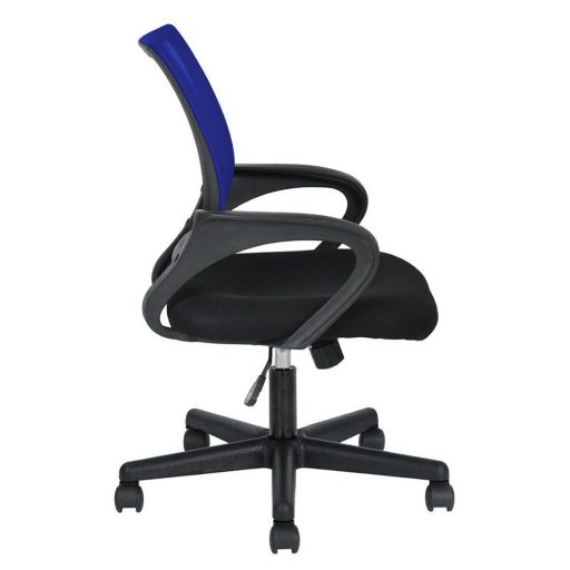 Ergonomska pisarniška vrtljiva stolica z naslonjali za roke, mrežnim naslonom, nastavljivo višino - različne barve