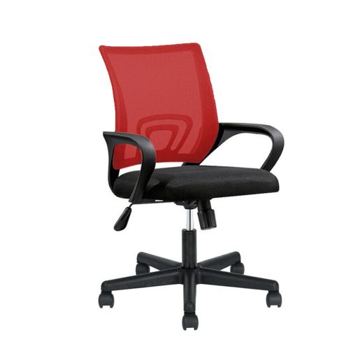 Ergonomski pisarniški stol s kolesi in mrežnim naslonjalom - nastavljiva višina, 360° vrtenje, različne barve