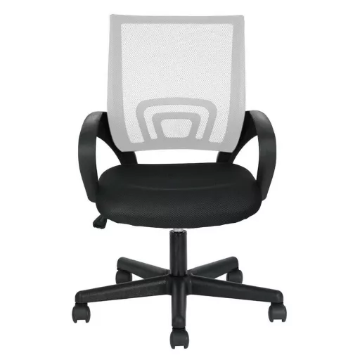 Ergonomski pisarniški stol s kolesi in naslonjali za roke - mrežna hrbtna opora, nastavljiva višina, 360° vrtenje, različne barve