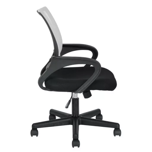 Ergonomski pisarniški stol s kolesi in naslonjali za roke - mrežna hrbtna opora, nastavljiva višina, 360° vrtenje, različne barve