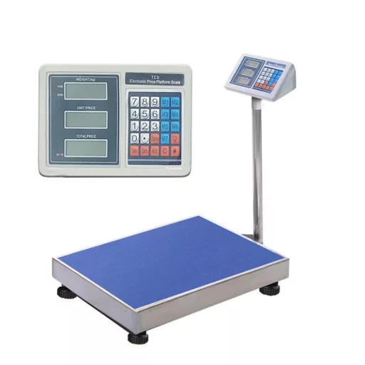 Digitalna tehtnica z visoko kapaciteto do 300 kg z LCD zaslonom in funkcijo pomnilnika