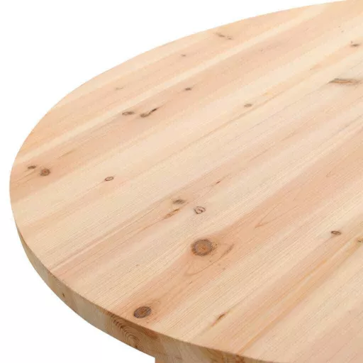 Zložljiva borova miza za zabave - 75 cm premer, prenosna in stilna rešitev za notranje in zunanje dogodke