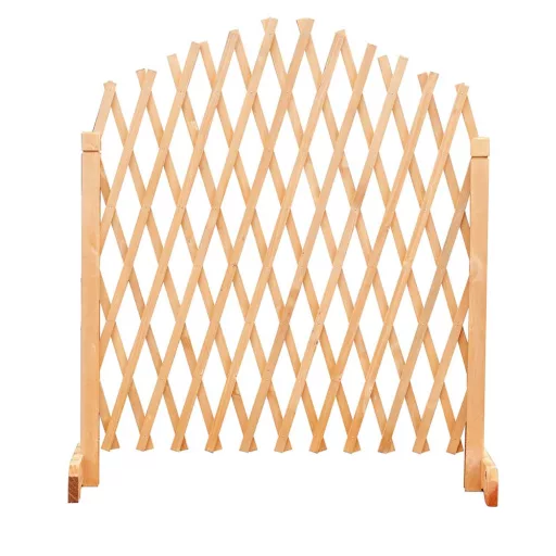 Nastavljiv leseni rožni trellis set - 2 kosa, vremensko odporen bor, maks. širina 150 cm