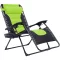 Delux Zero Gravity Chair with Adjustable Headrest and Side Storage - Various Colors