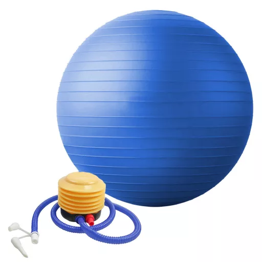 75 cm napihljiva fitnes žoga s črpalko za izboljšanje drže