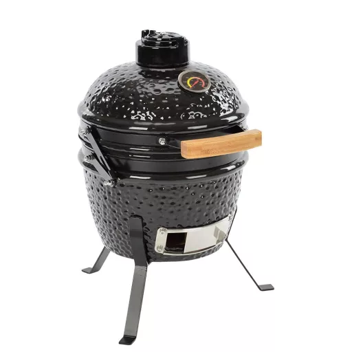 Mini keramični oglje kamado žar - kompakten in vsestranski za celoletno zunanjo kuhanje