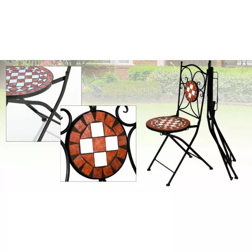 Mosaic vzorec stolov, set 2