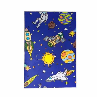   Otroška igralna podloga 130x180 cm z zabavnimi vzorci - mehka, nedrseča, enostavna za čiščenje