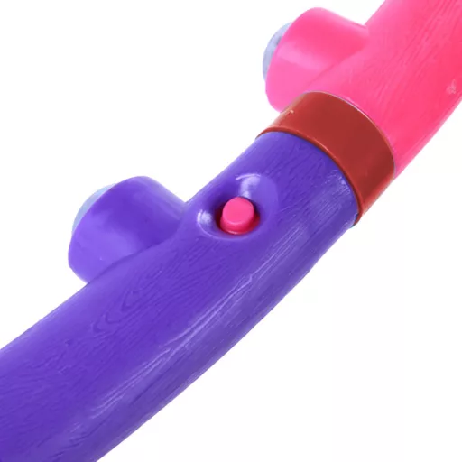 Barvit 98 cm Hula Hoop z Masažnimi Vozli za Fitnes in Zabavo