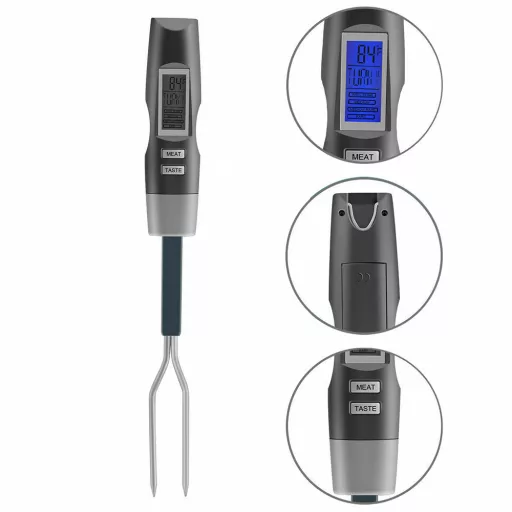 Digitalni mesni termometer z LCD zaslonom za popolno peko in kuhanje