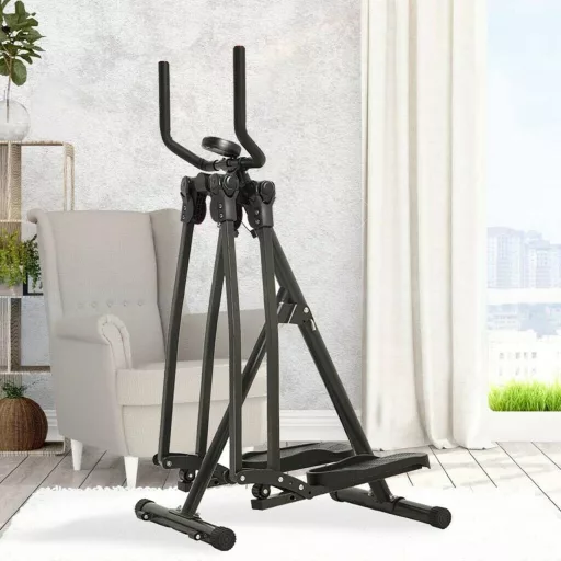 Eliptični trenažer z zaslonom, 100 kg nosilnost za domačo fitnes