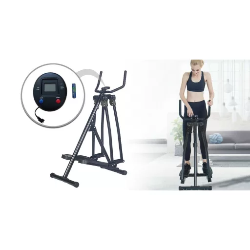 Eliptični trenažer z zaslonom, 100 kg nosilnost za domačo fitnes