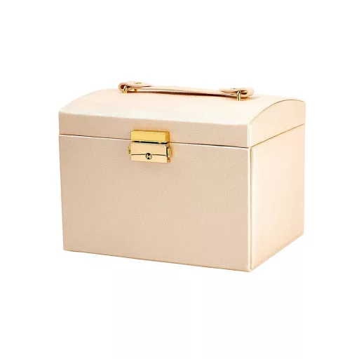 Eleganten organizator za nakit z več predali in zaklepnim dizajnom