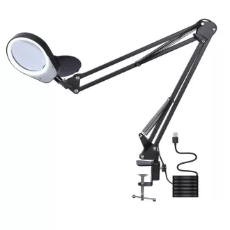   Mizni LED povečavalnik s 3X/10X lečami in nastavljivo svetlostjo