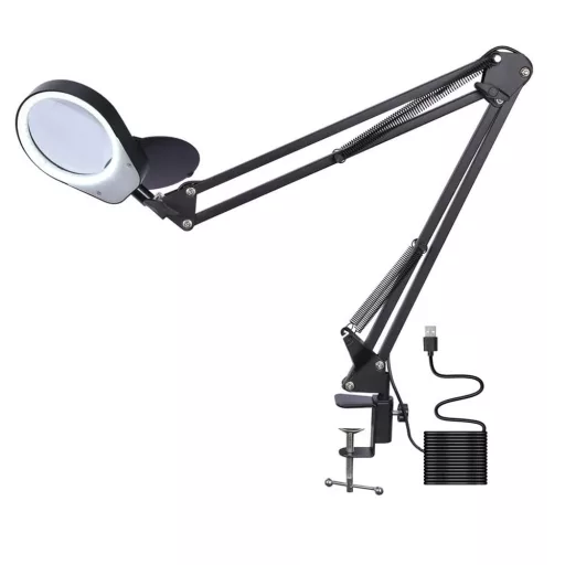 Mizni LED povečavalnik s 3X/10X lečami in nastavljivo svetlostjo