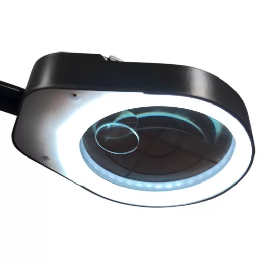 Mizni LED povečavalnik s 3X/10X lečami in nastavljivo svetlostjo