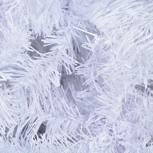 Bela umetna božična jelka - 120 cm, zložljive veje, kovinska osnova
