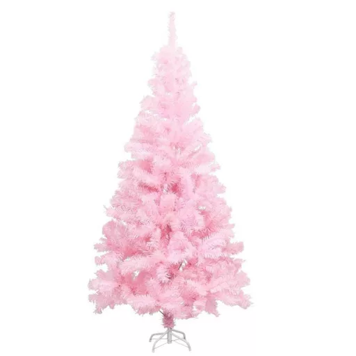 Roza umetna božična jelka - 210 cm, enostavna sestava, različne velikosti
