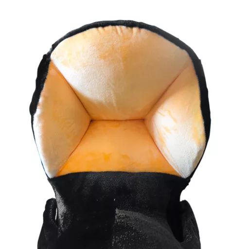Otroška gugalnica v obliki pingvina z glasbo - ergonomska zasnova, lesena konstrukcija, nosilnost 30 kg