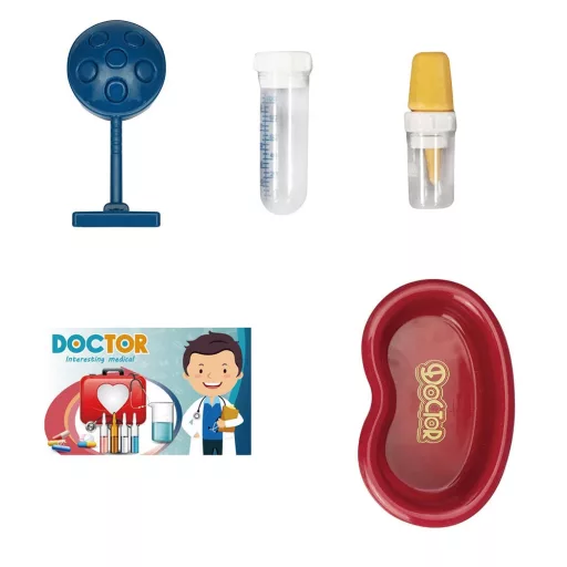 13-delni otroški zdravniški set z realističnimi medicinskimi orodji v prenosni torbi