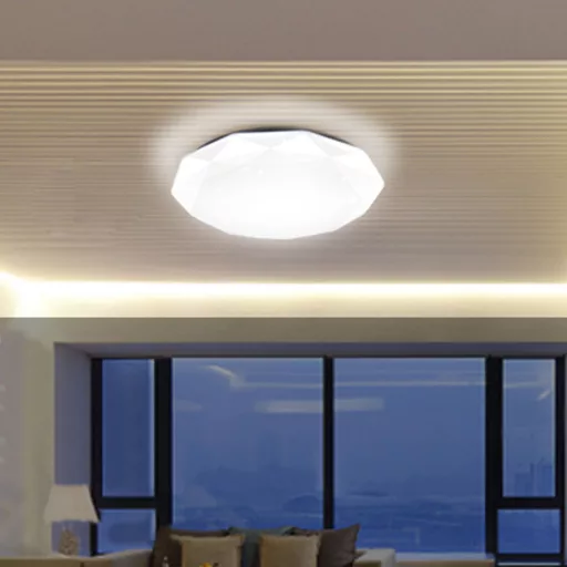 Pametna RGB LED stropna svetilka z Wi-Fi nadzorom in nastavljivo svetlostjo
