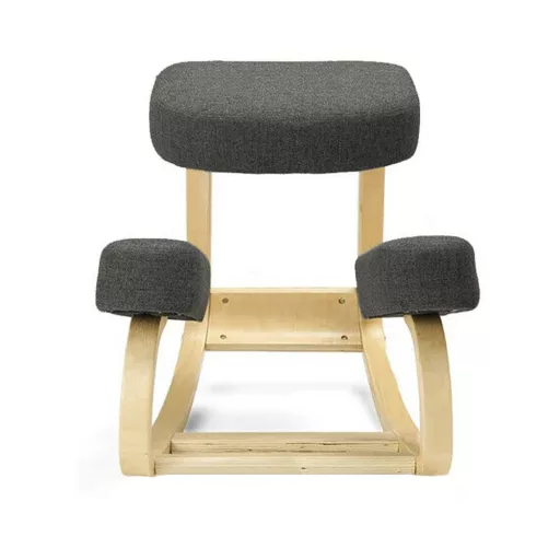 Ergonomska stolica za kolena, ki izboljšuje ravnotežje - siva