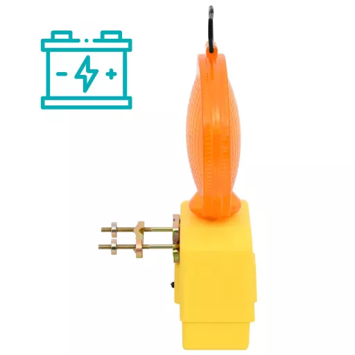 Opozorilne cestne luči na baterije - 4-pack, vremensko odporne, visoka vidljivost