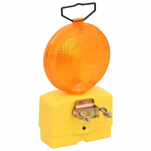 Opozorilne cestne luči na baterije - 4-pack, vremensko odporne, visoka vidljivost