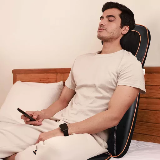 Shiatsu masažni sedežni vzglavnik z ogrevanjem in vibracijskimi funkcijami