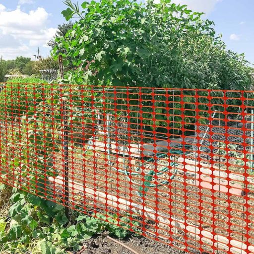 50m Trajna plastična ograja - rezljiva za gradnjo in dogodke