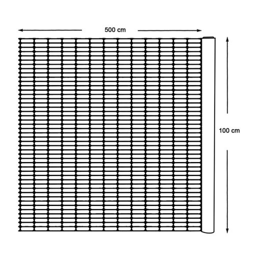 50m Trajna plastična ograja - rezljiva za gradnjo in dogodke