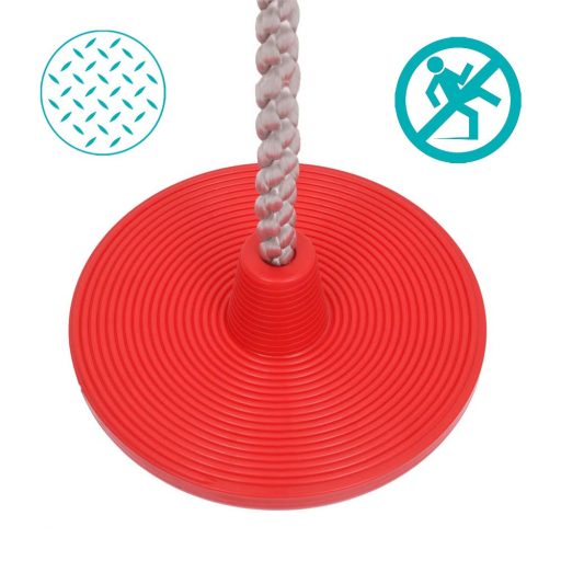 2-v-1 plezalna vrv in gugalnica za otroke - nosilnost 100 kg, nedrseče sedišče