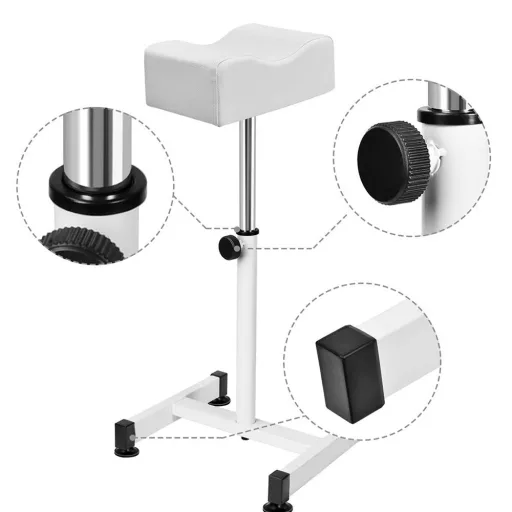 Nastavljiv podstavek za pedikuro z ergonomsko zasnovo - višina 47-80 cm
