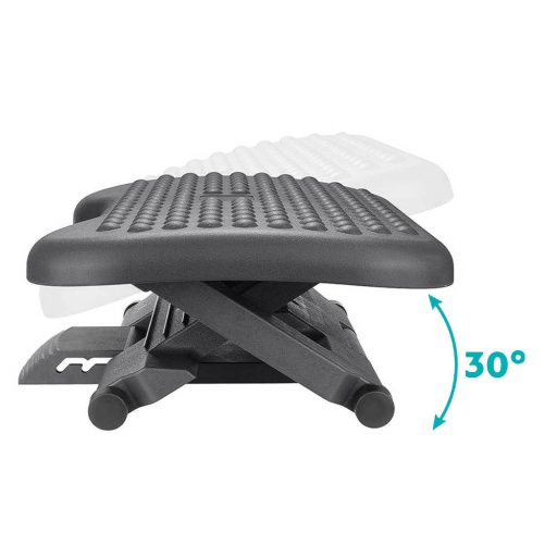Nastavljiv ergonomski podnožnik za pisarno z nedrsečo površino