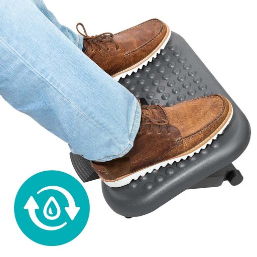 Nastavljiv ergonomski podnožnik za pisarno z nedrsečo površino