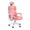 Lux izvršni vrtljiv stol s nastavljivo višino in nagibnim naslonjalom - Roza