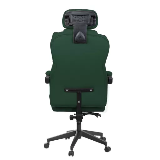 Lux izvršna ergonomska pisarniška stolica - temno zelena, nastavljiva višina, nagibna naslonjala
