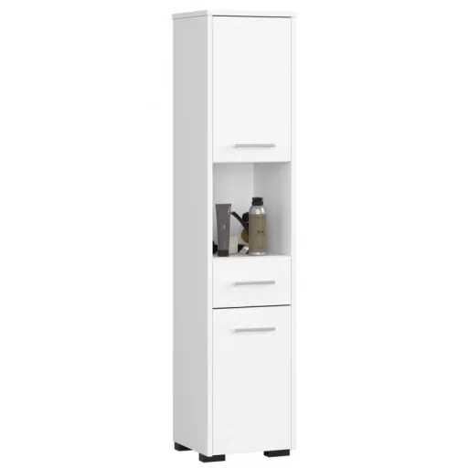 Ozek 1 predalni 2 omarici kopalniški shranjevalni kabinet 30x140x30 cm