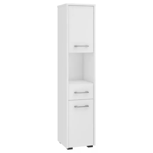 Ozek 1 predalni 2 omarici kopalniški shranjevalni kabinet 30x140x30 cm