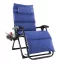 Padded Zero Gravity Chair with Storage and Headrest - Various Colors