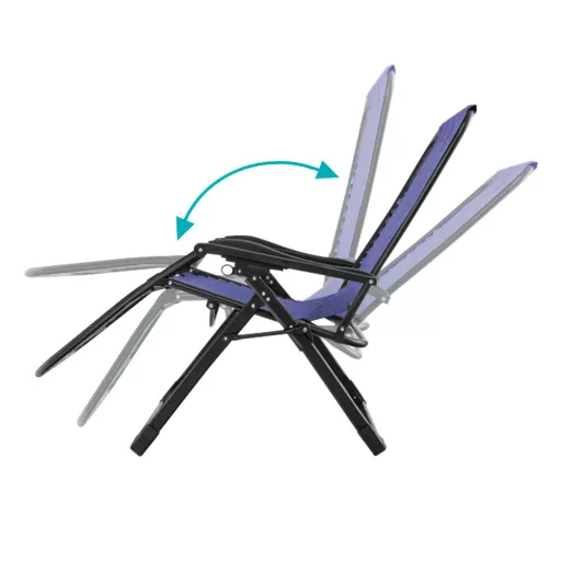 Padded Zero Gravity Chair with Storage and Headrest - Various Colors