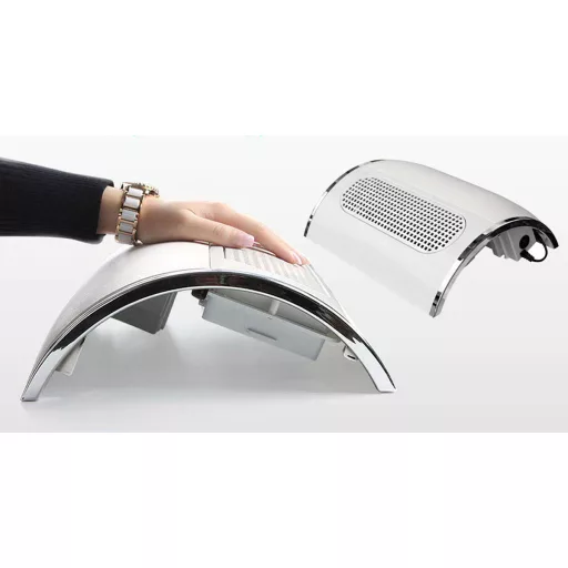 Električni zbiralnik prahu za nohte s 3 ventilatorji - ergonomski in enostaven za čiščenje