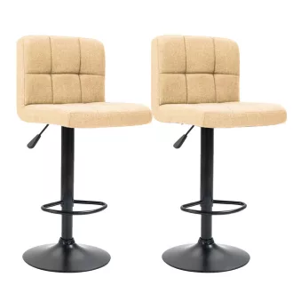   Bež barni stolček set, 2 kosa, nastavljiva višina 60-80 cm