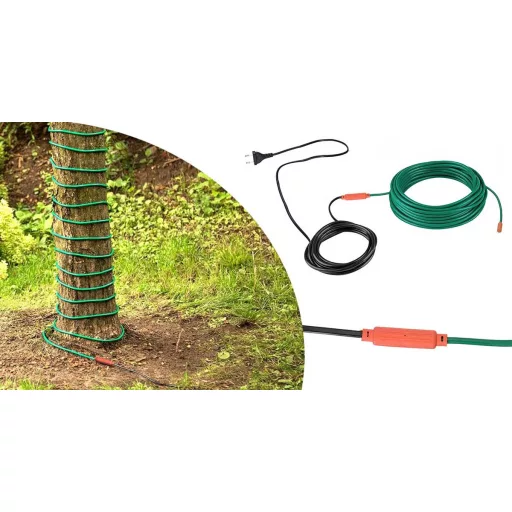 36W Kabel za ogrevanje vrta za rastline, 6m - Vodoodporen in za notranjo/zunanjo uporabo